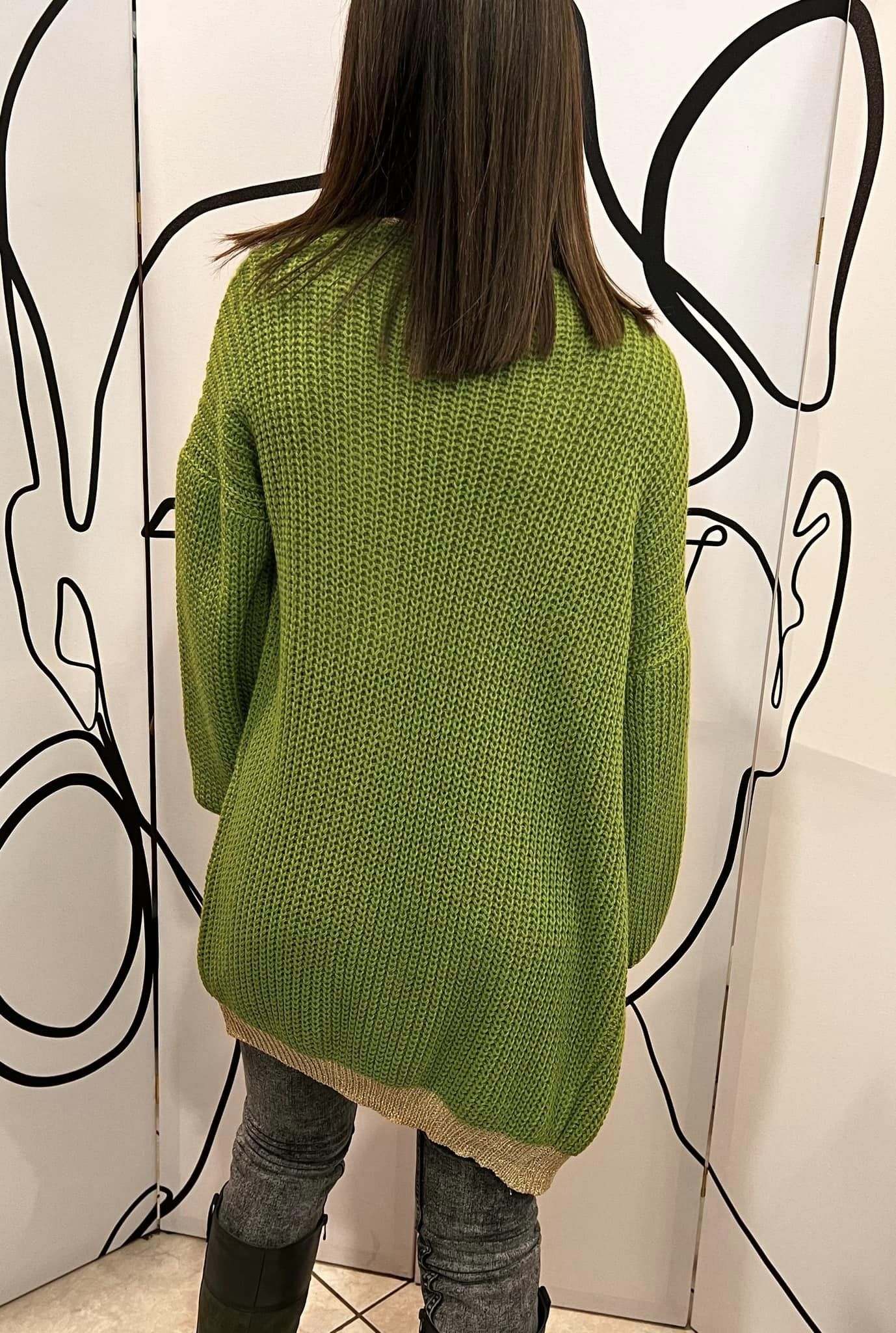 Ζακέτα πλεκτή με lurex