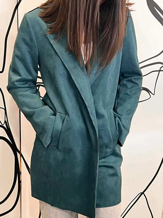 Σακάκι λεπτό suede