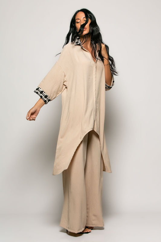 Σετ μπλούζα - παντελόνα detailed