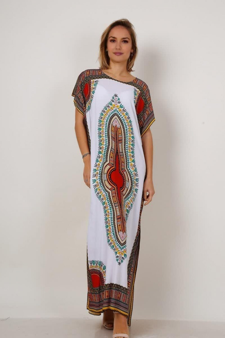 Καφτάνι maxi ethnic printed