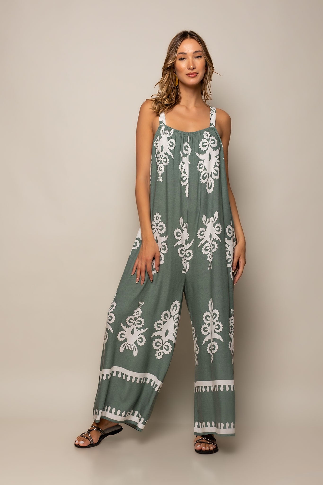 Ολόσωμη φόρμα ethnic printed