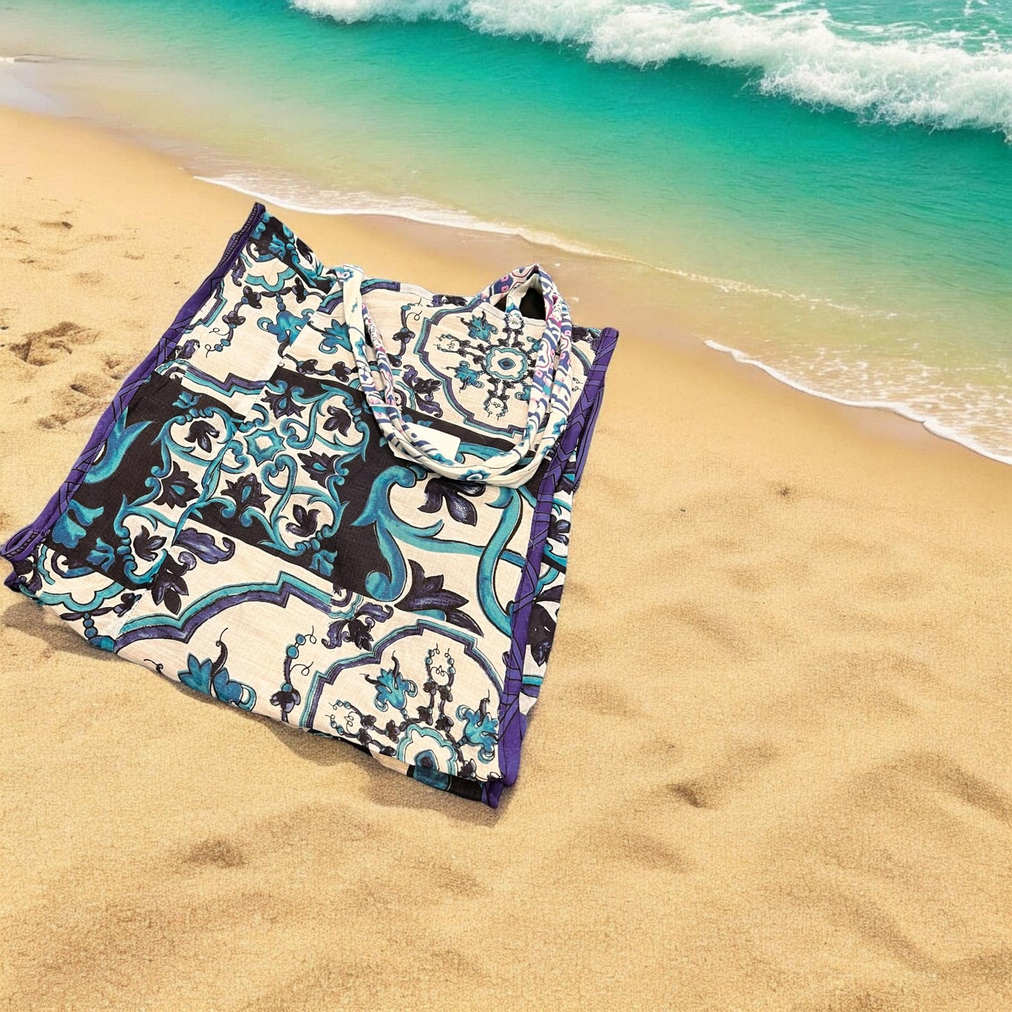 Shopper bag summer printed