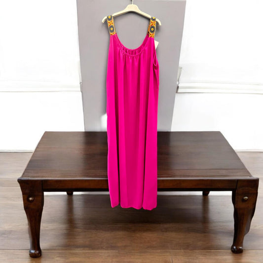 Φόρεμα maxi ραντάτο detailed