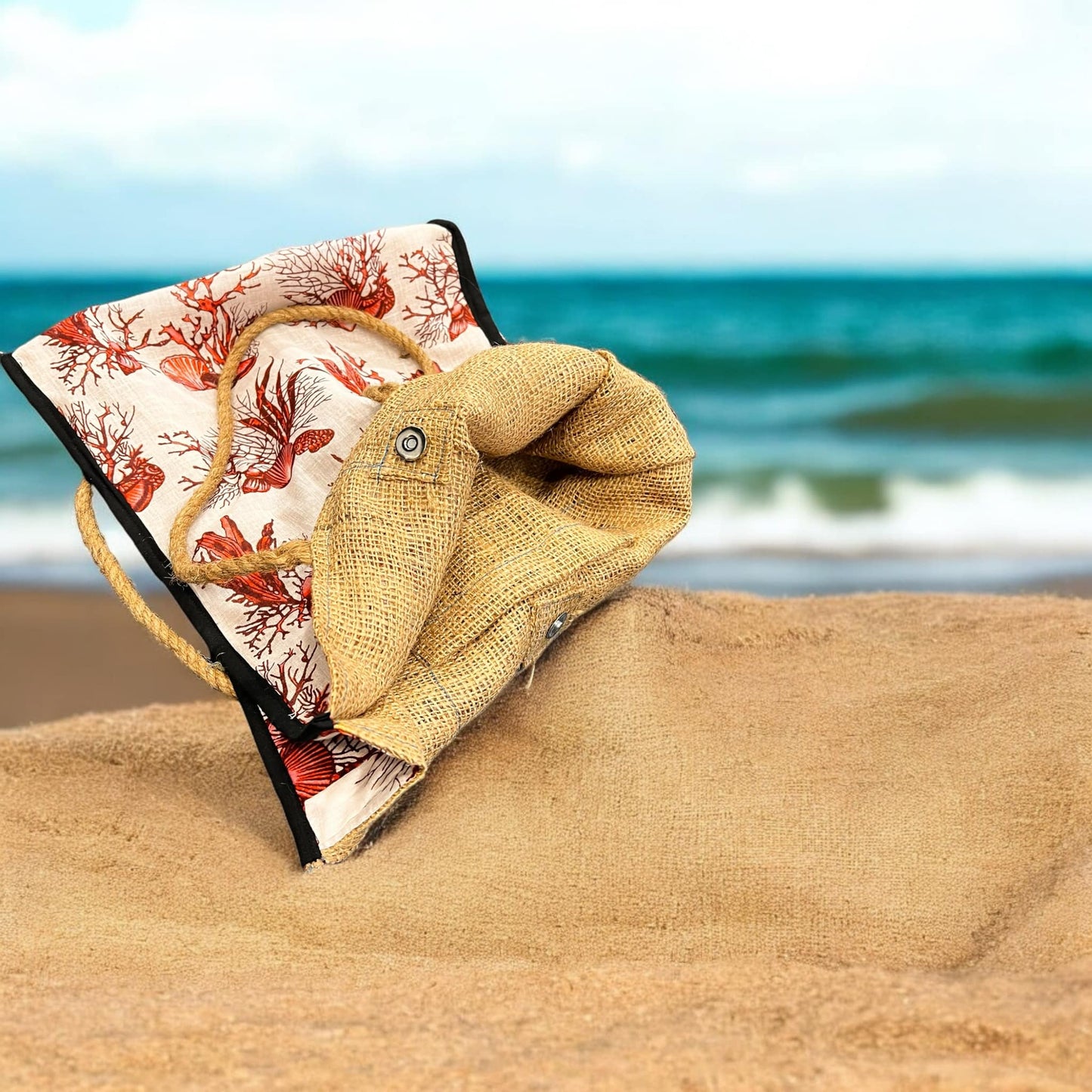 Shopper bag summer printed
