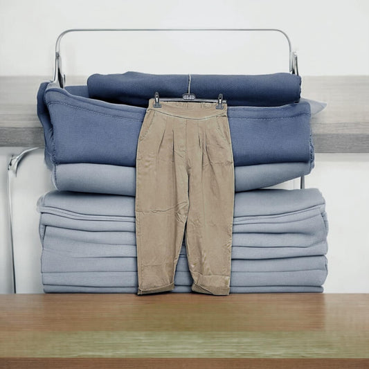 Παντελόνα baggy ποπλίνα