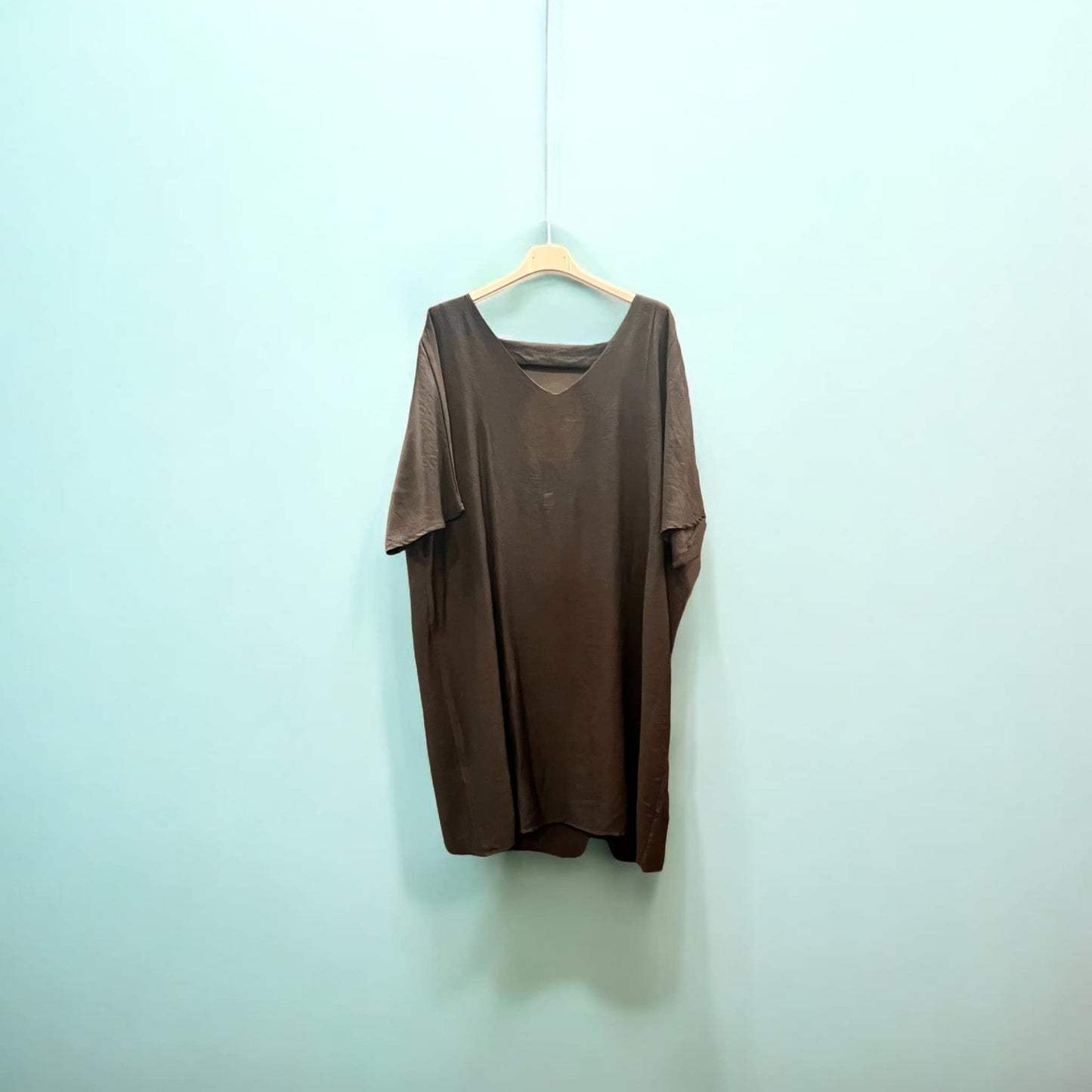 Φόρεμα midi viscose loose