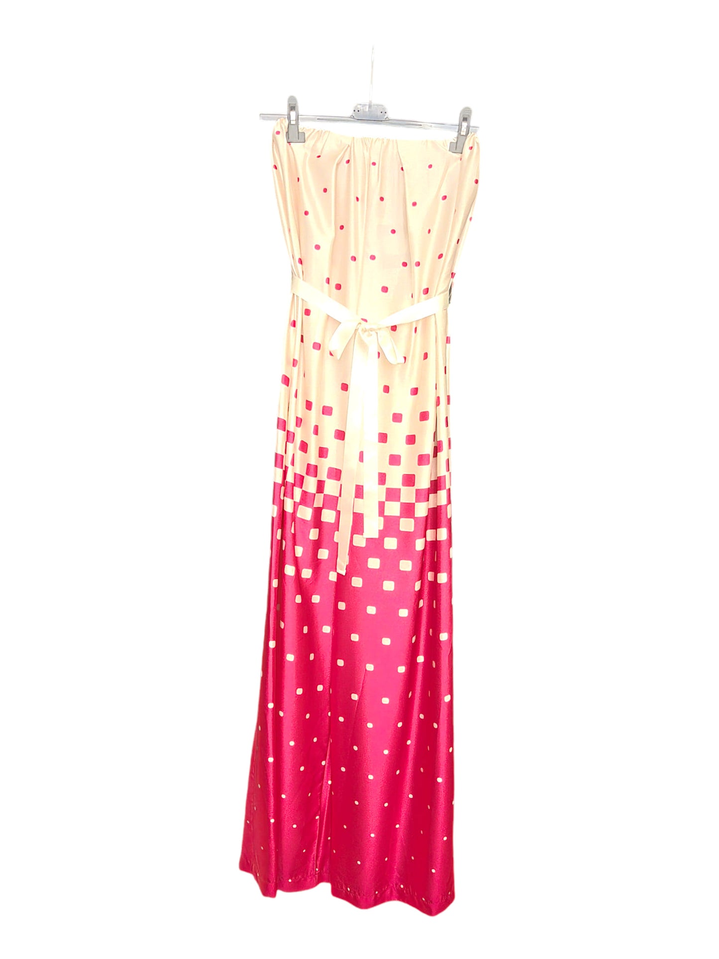Ολόσωμη φόρμα satin strapless