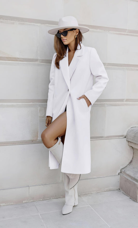 Παλτό midi μονόκουμπο