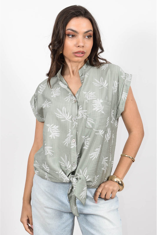 Πουκάμισο δετό printed