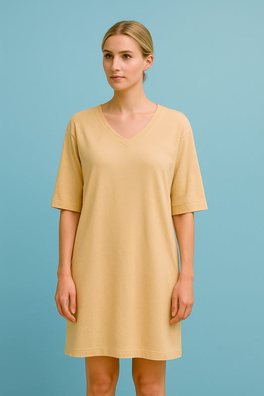 Φόρεμα midi viscose loose