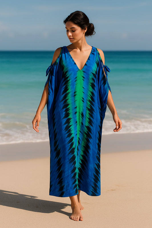 Φόρεμα / Καφτάνι maxi tie-dye