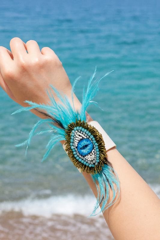 SORENA JEWELLERY LUNA FEATHER BRACELET