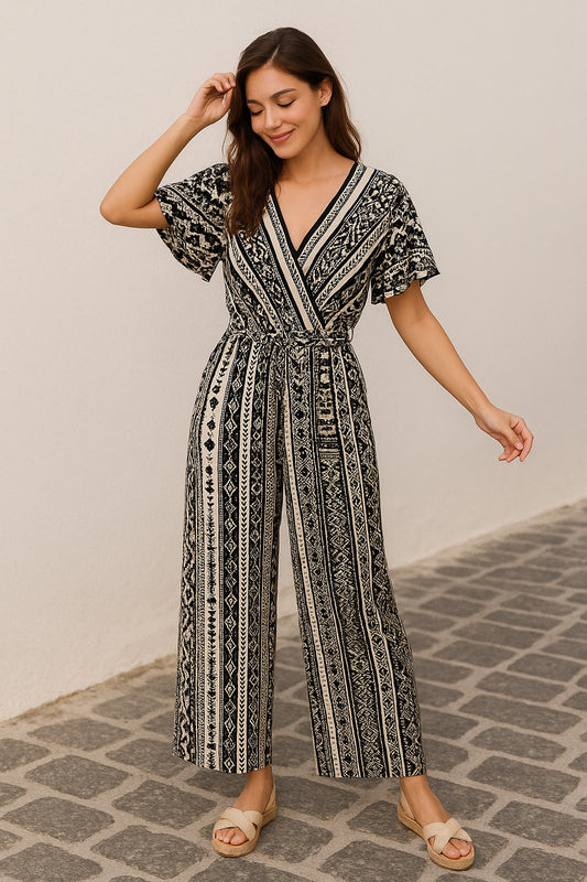 Ολόσωμη φόρμα croise ethnic printed