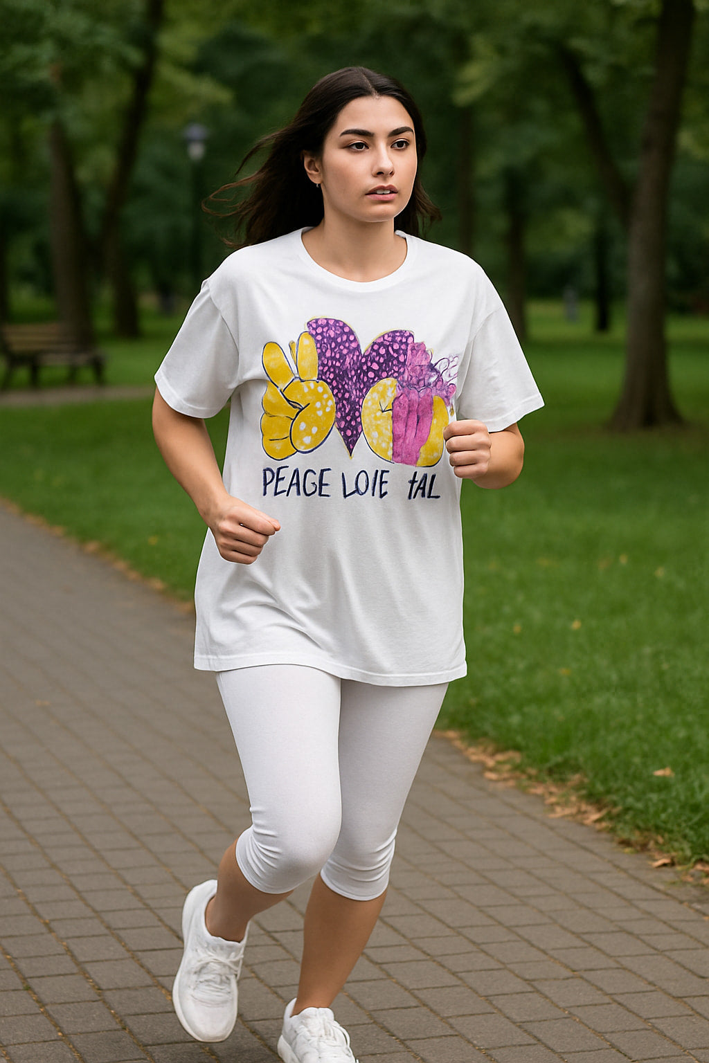 T-Shirt βαμβακερό loose printed