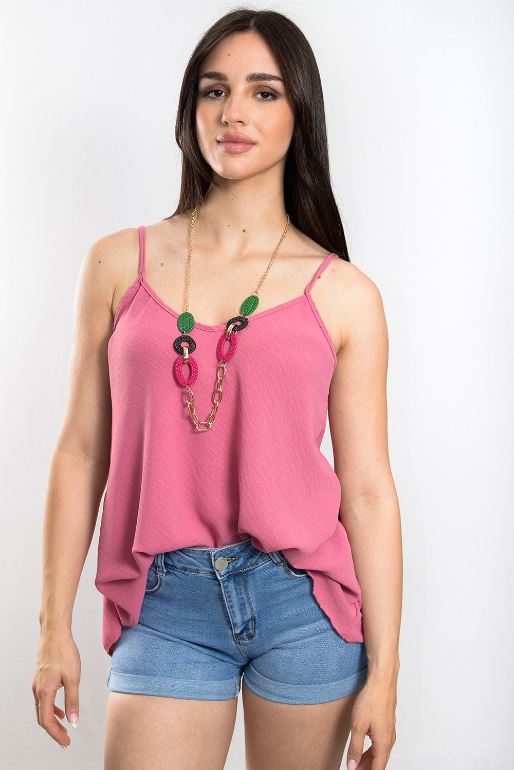 Top crepe oversized