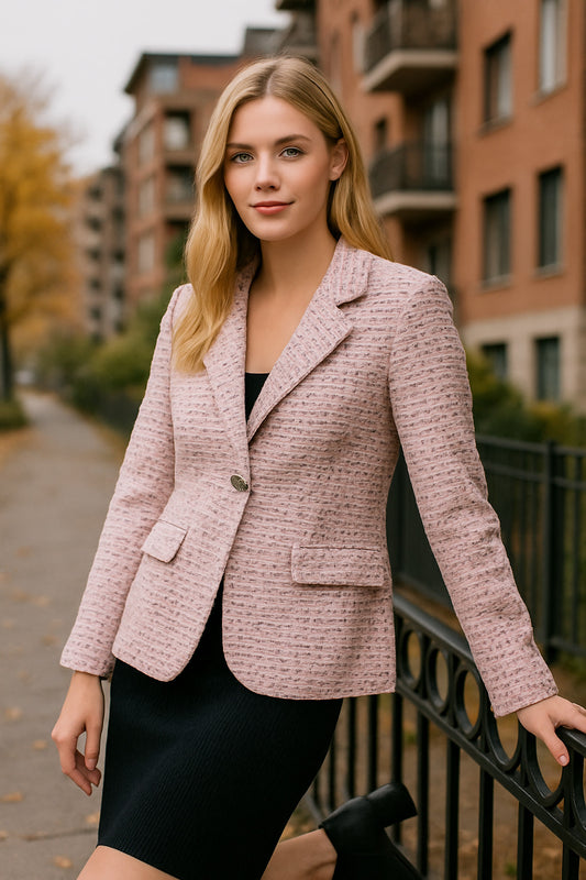 Blazer tweed σχεδιαστικό