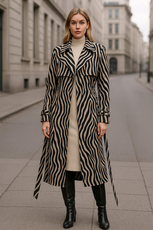 Καπαρντίνα αλκαντάρα animal printed