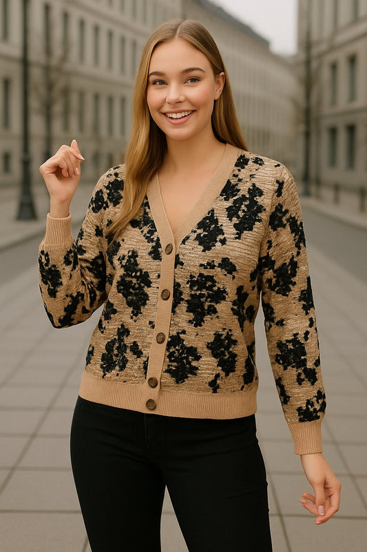 Ζακέτα πλεκτή loose elegant