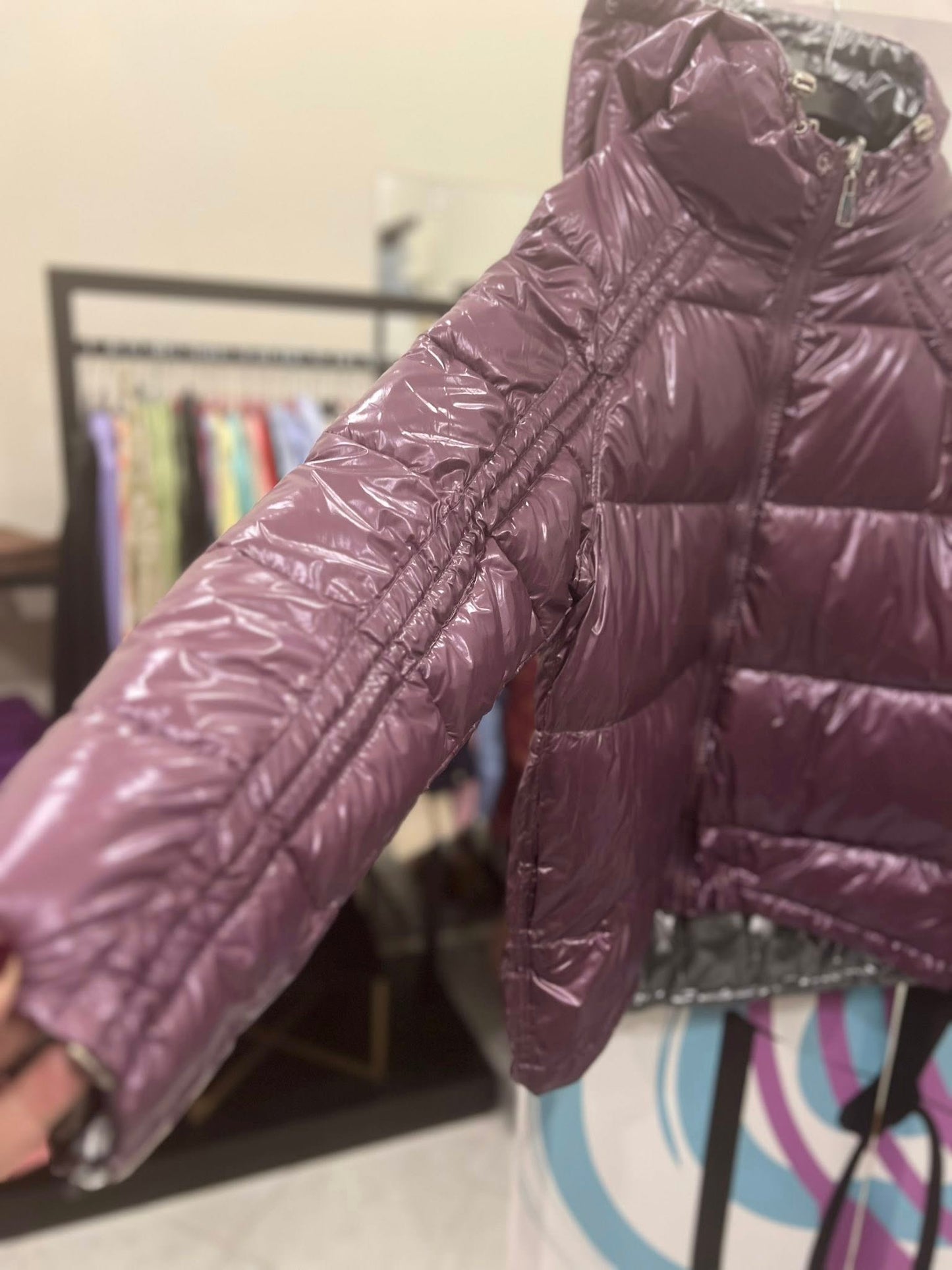 Puffer με κουκούλα