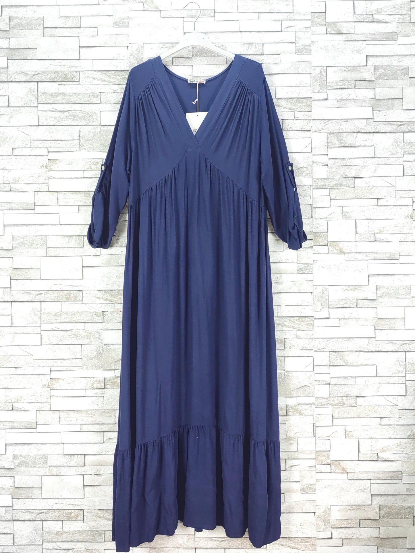 Φόρεμα maxi loose viscose