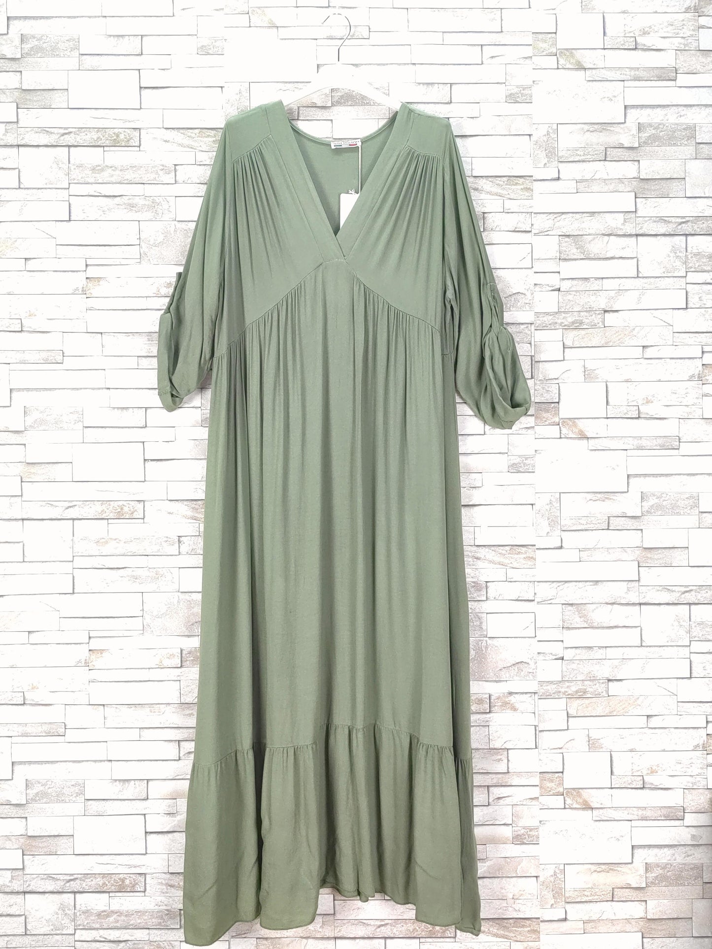 Φόρεμα maxi loose viscose