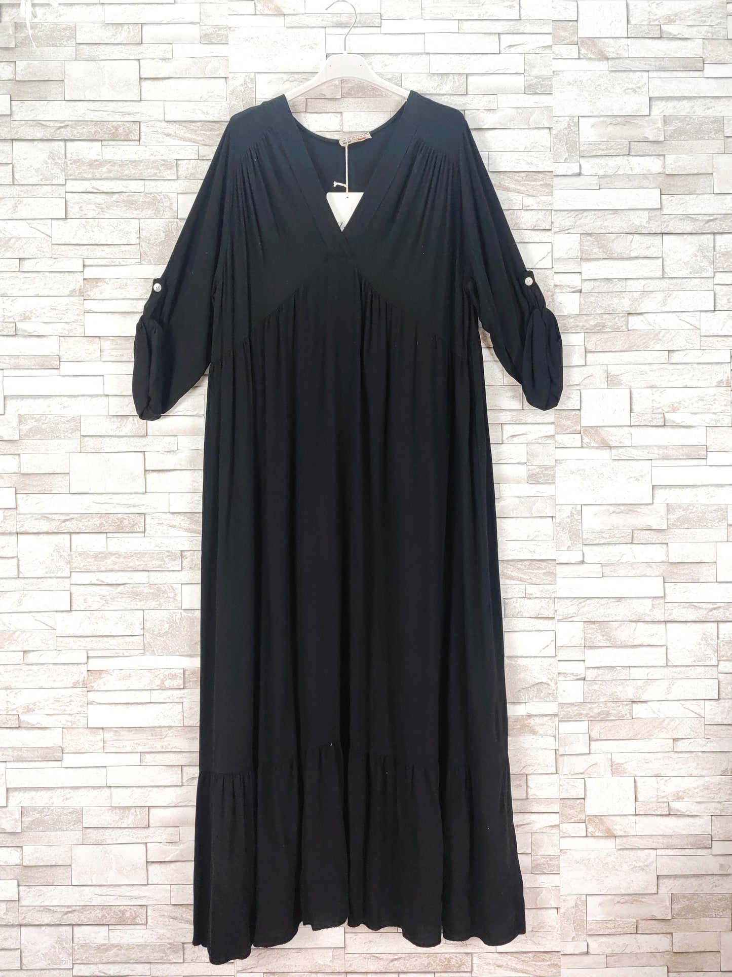 Φόρεμα maxi loose viscose