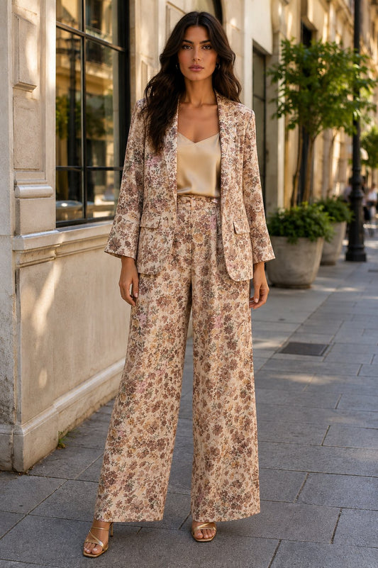Σετ floral blazer - Παντελόνι