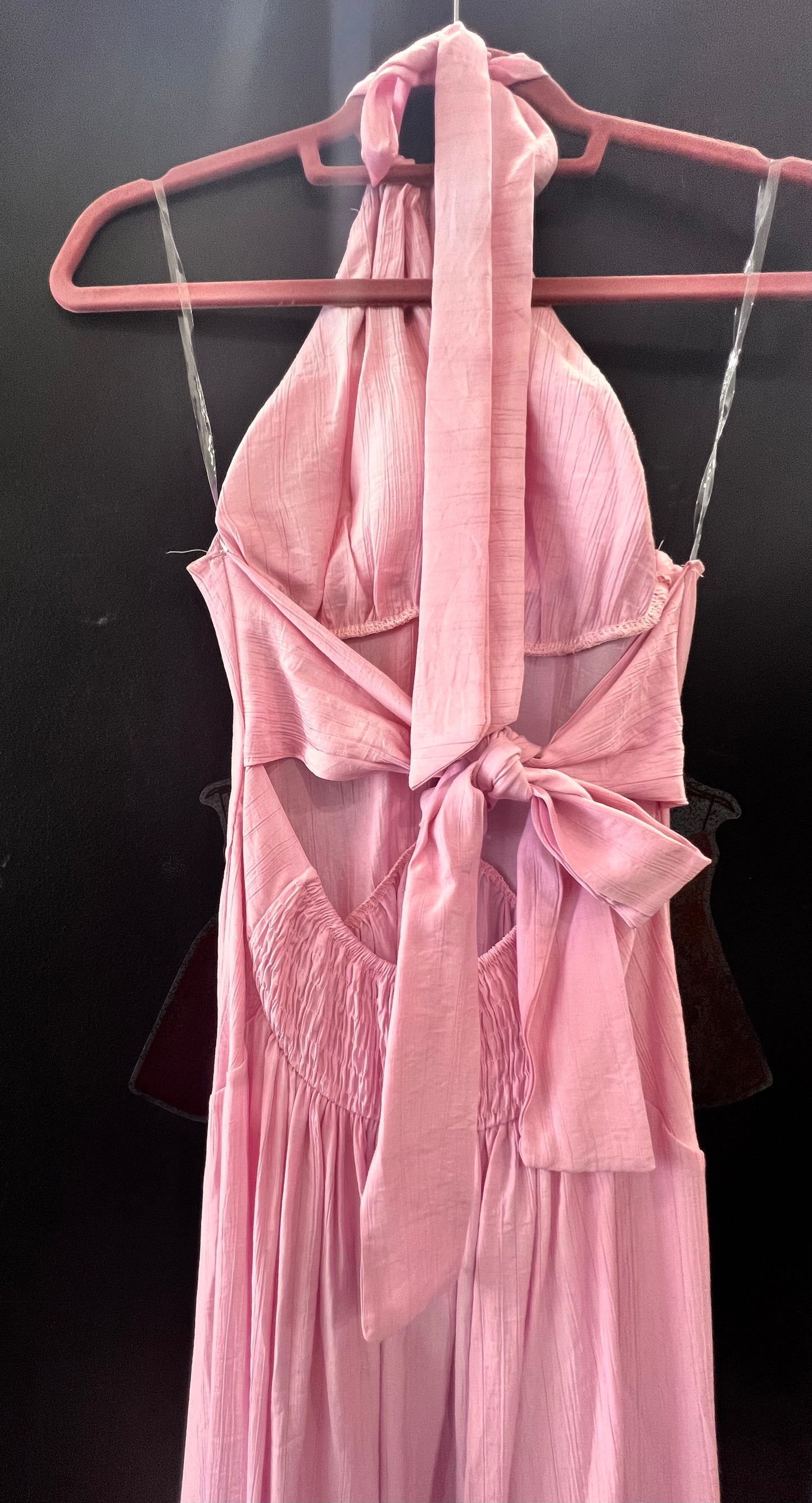 Φόρεμα midi viscose μεσάτο