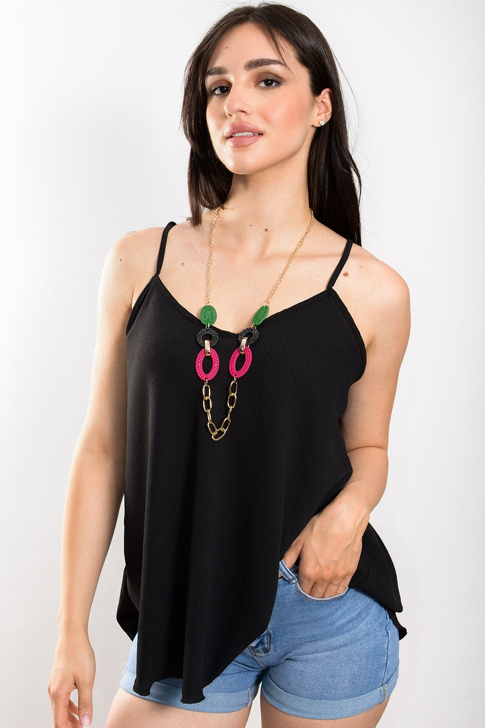Top crepe oversized