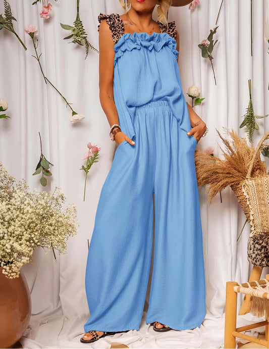 Σετ τοπ και παντελόνα detailed