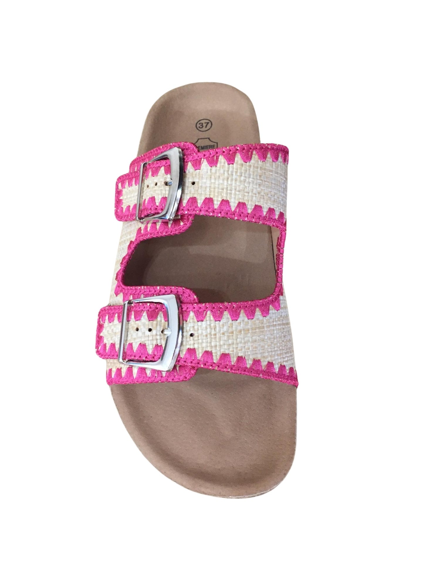 Flatform sandals detailed