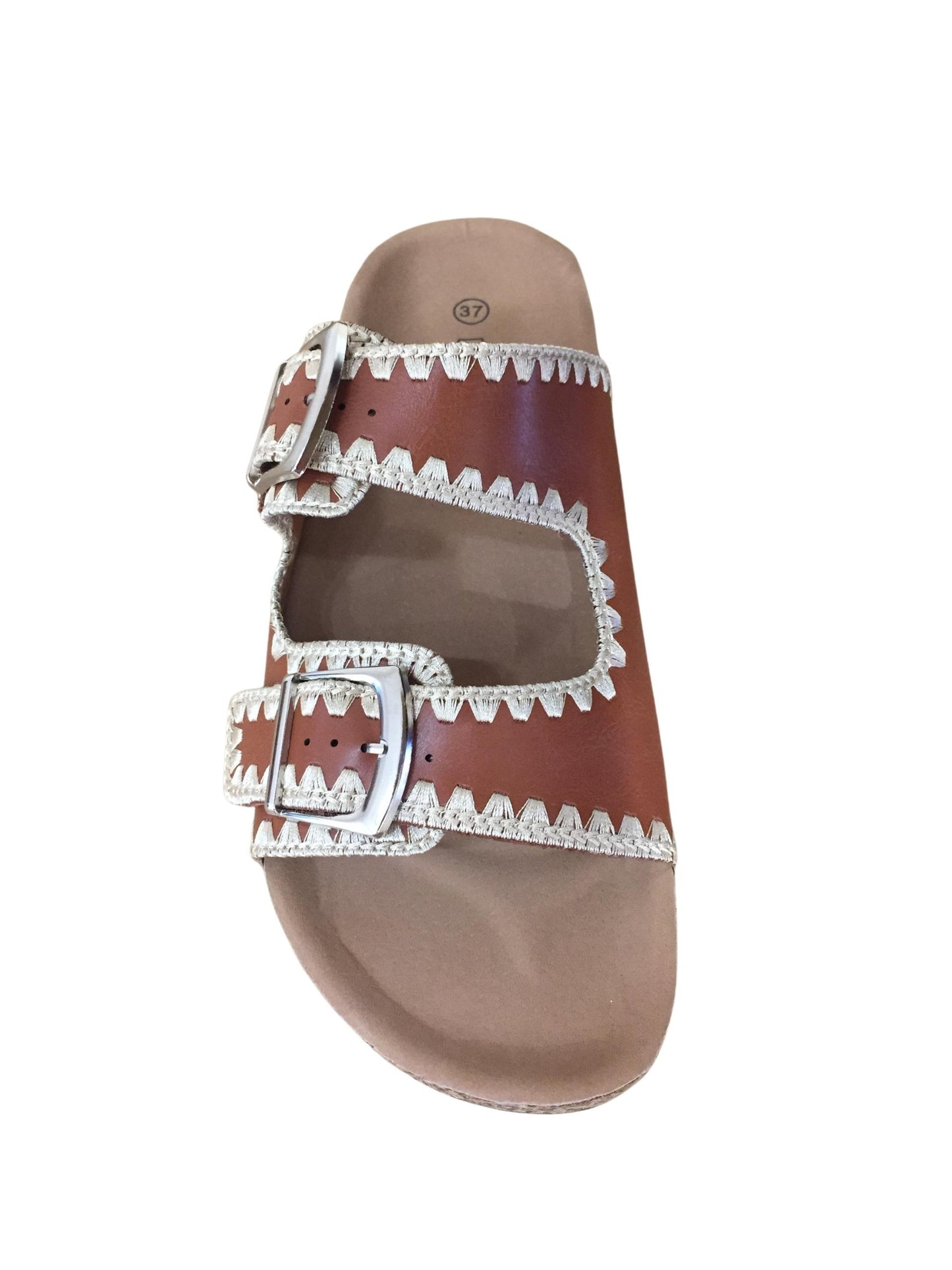 Flatform sandals detailed