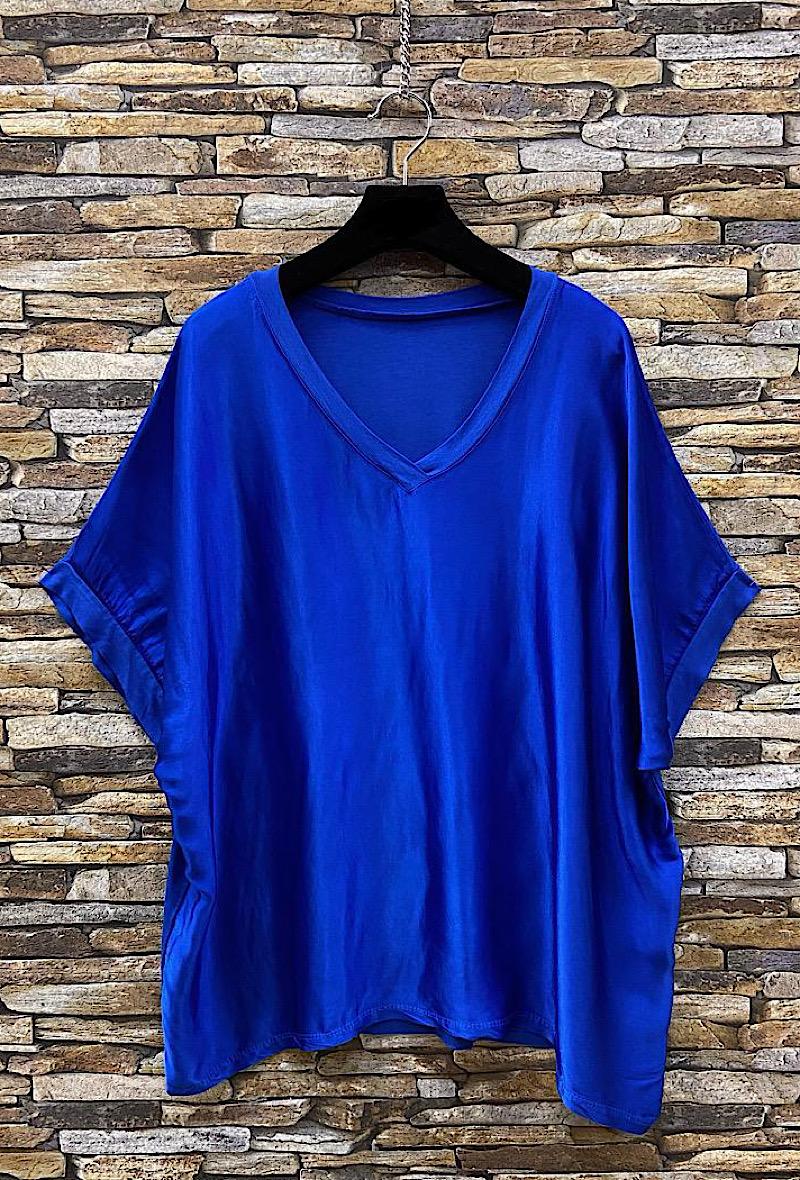 Μπλούζα loose satin/viscose