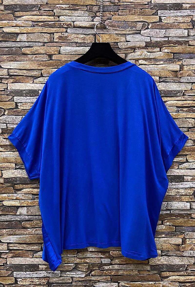 Μπλούζα loose satin/viscose