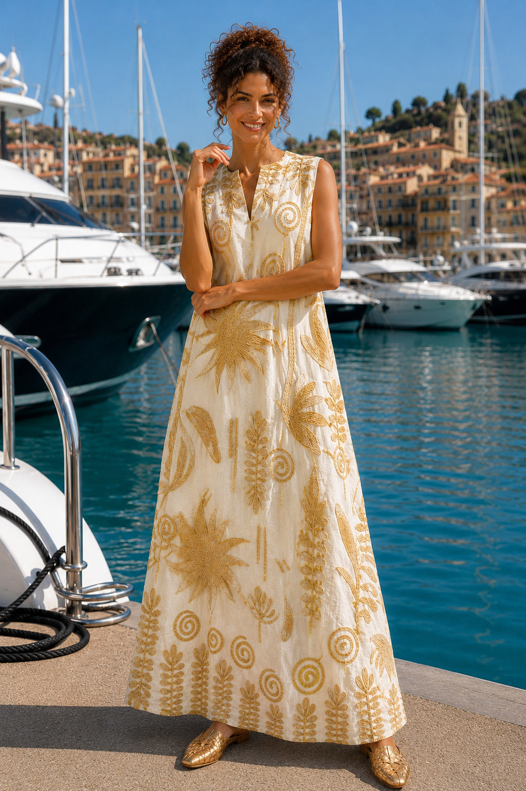 Καφτανοφόρεμα maxi viscose printed