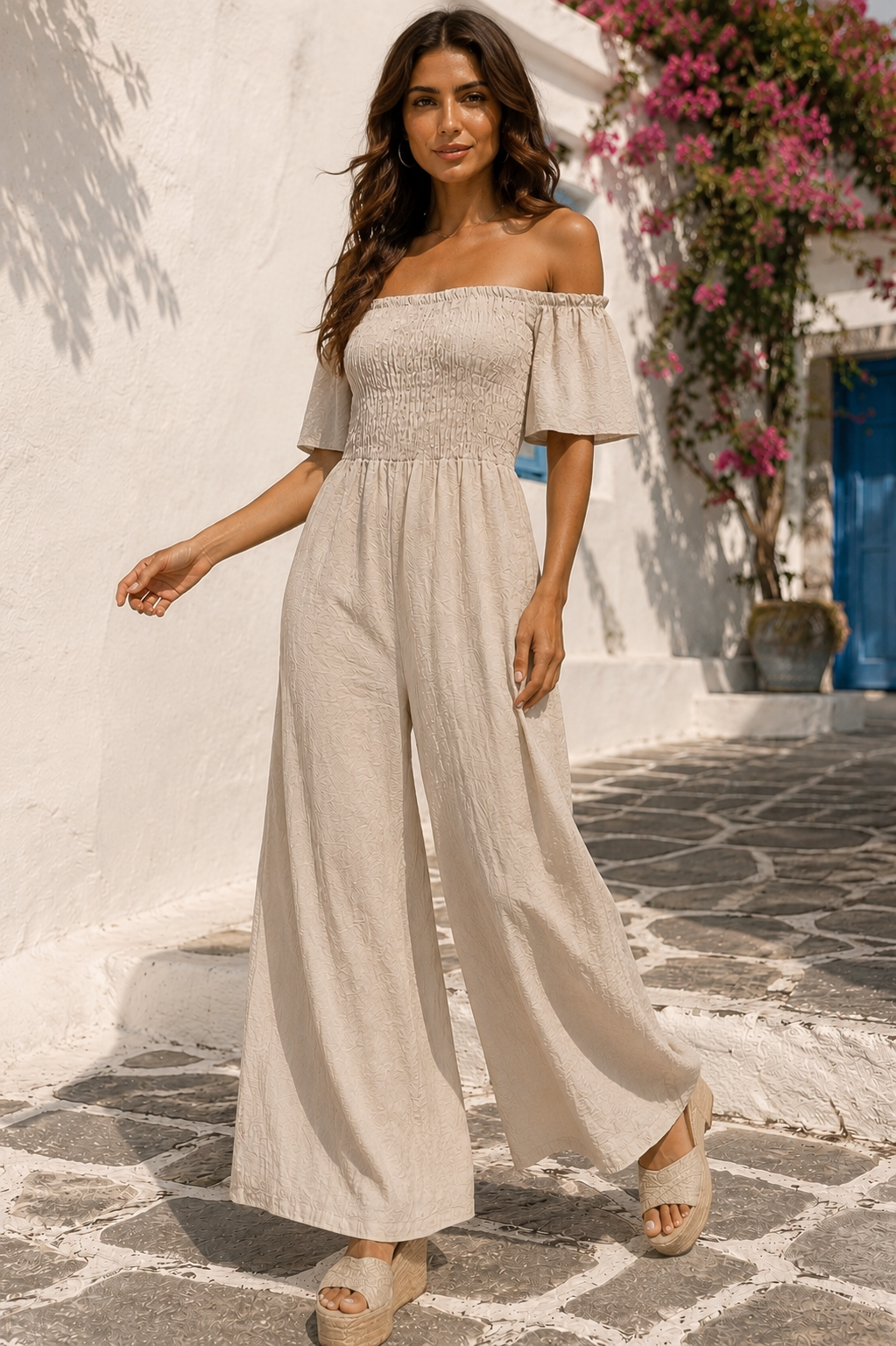 Ολόσωμη φόρμα viscose έξωμη