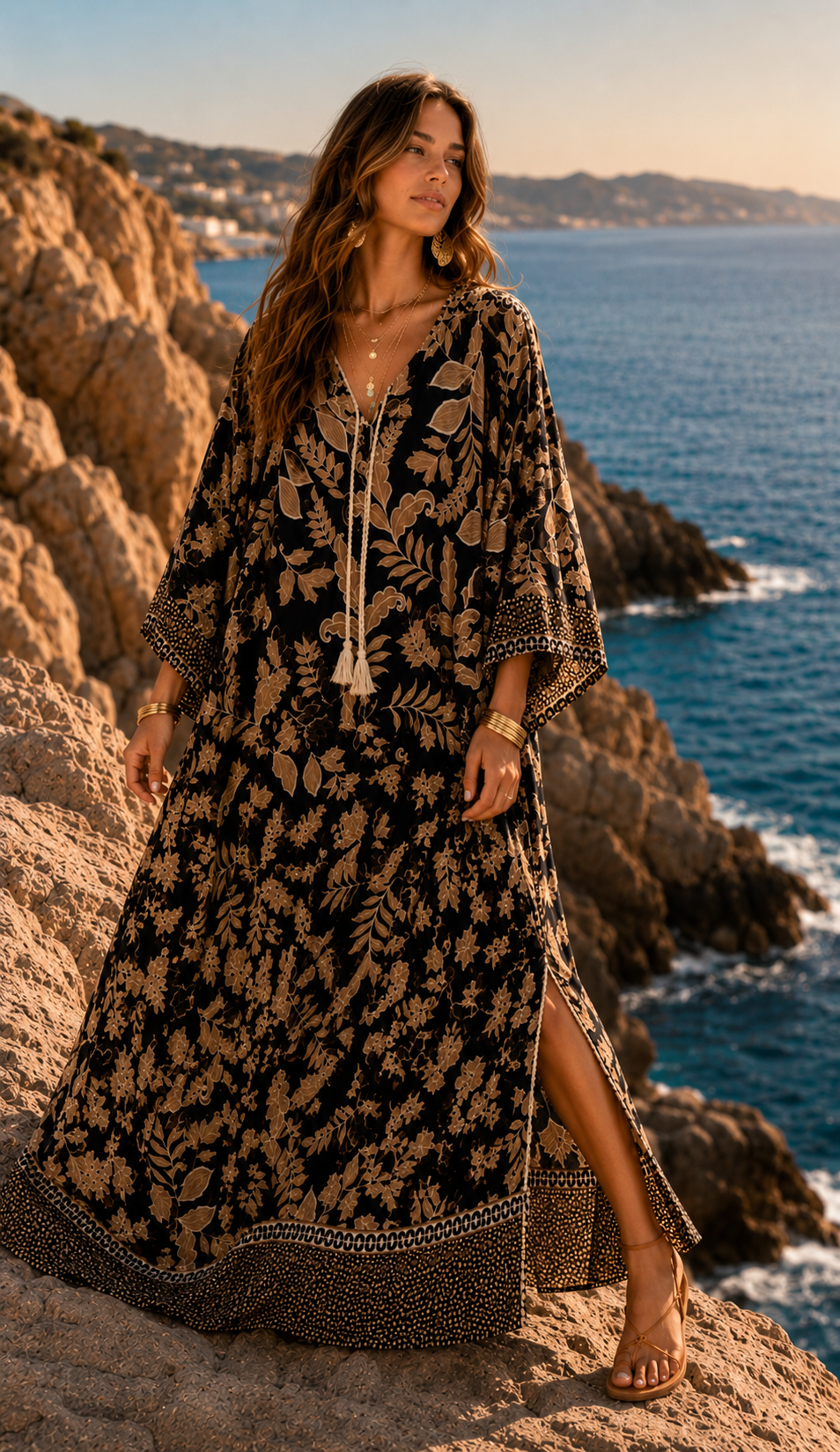 Φόρεμα/Καφτάνι Rayon maxi printed