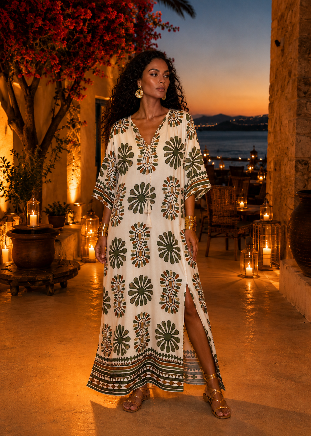 Φόρεμα/Καφτάνι Rayon maxi printed