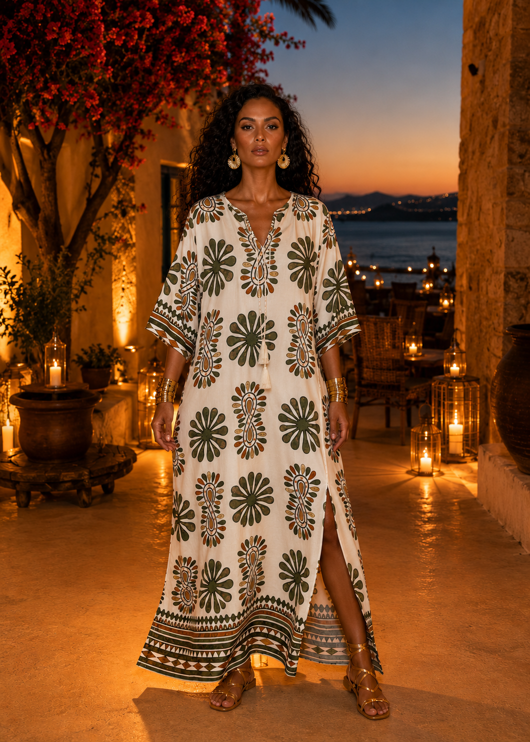 Φόρεμα/Καφτάνι Rayon maxi printed