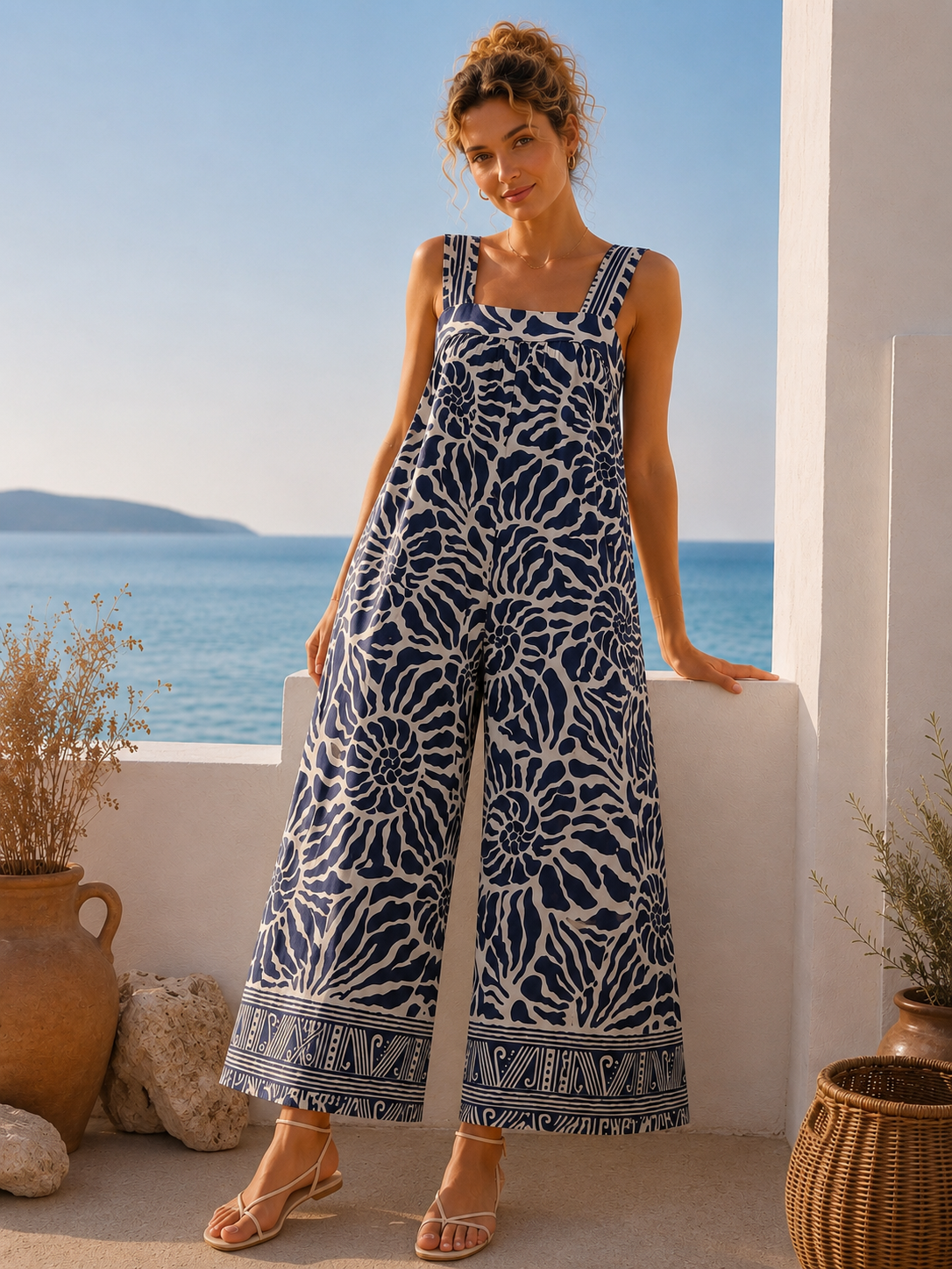 Ολόσωμη φόρμα βαμβακολινή printed