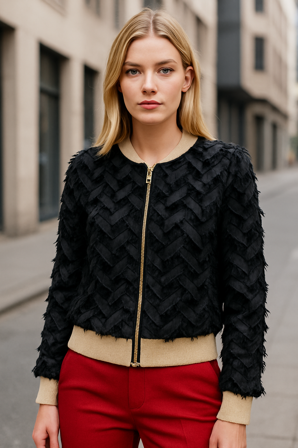 Statement bomber jacket