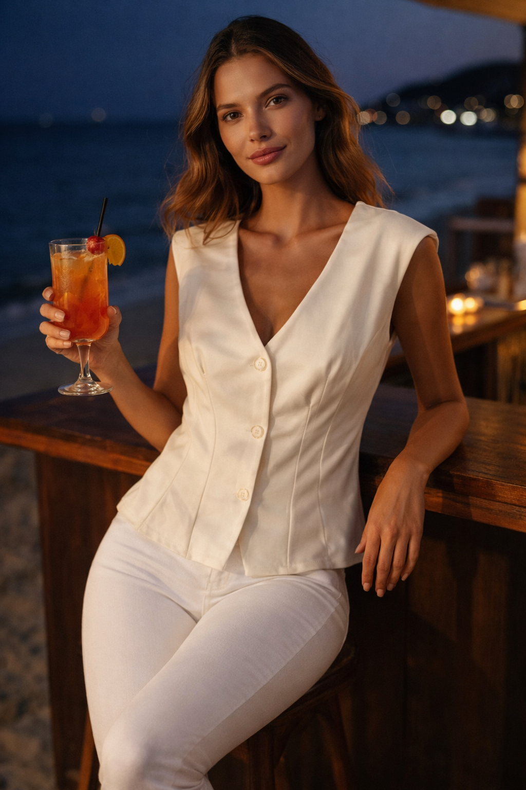 Γιλέκο ασύμμετρο elegant