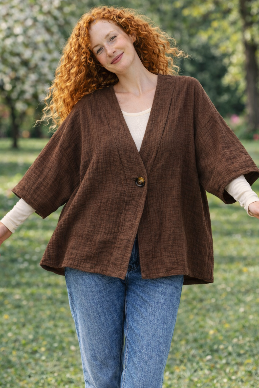 Πουκαμίσα κιμονό oversized