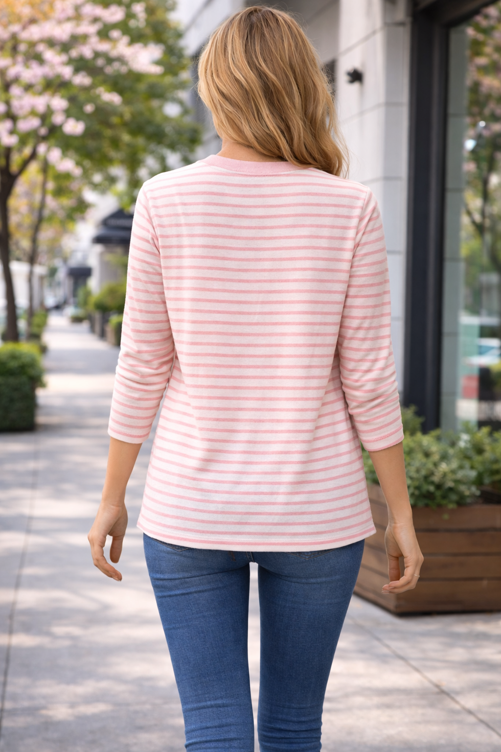 Μπλούζα βαμβακερή ριγέ