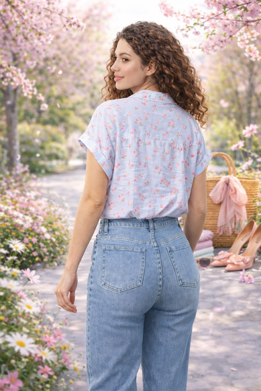 Πουκάμισο floral κοντομάνικο