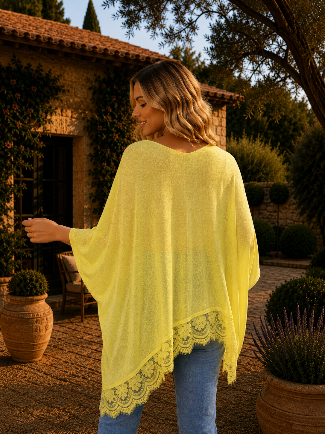 Μπλούζα viscose oversized με lurex