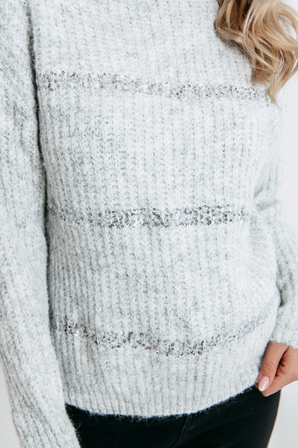 Μπλούζα πλεκτή elegant detailed