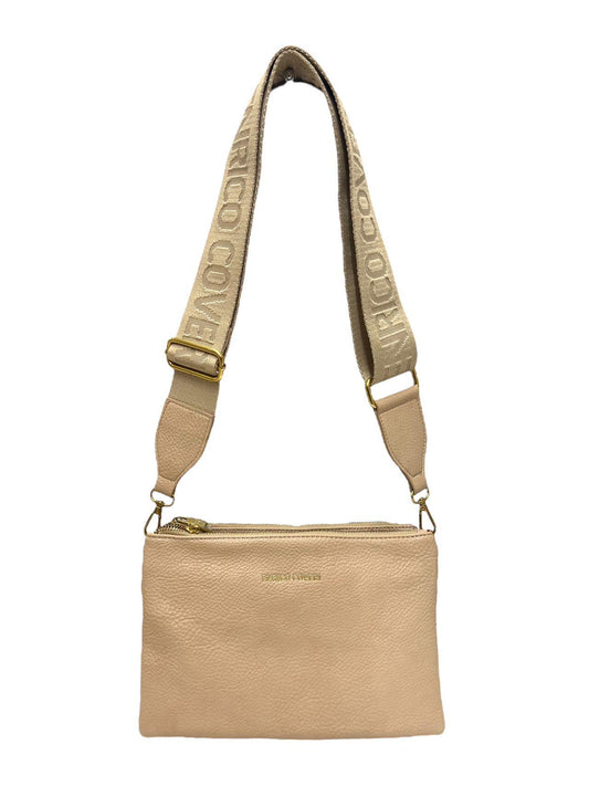 Shoulder bag δερματίνης με ιμάντα