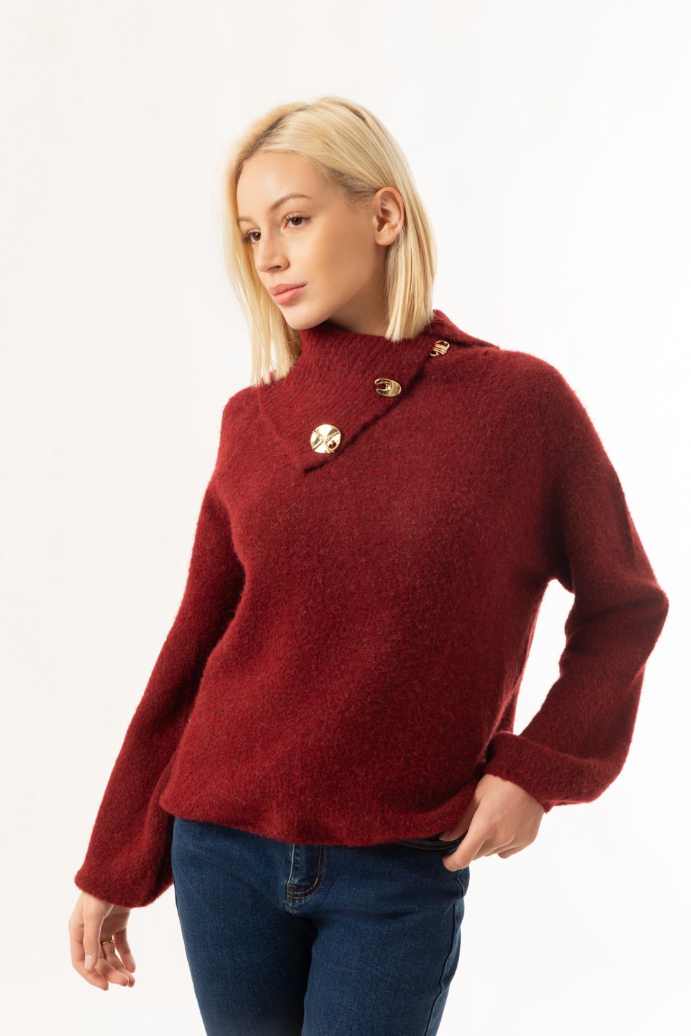 Pullover πλεκτό μάλλινο oversized