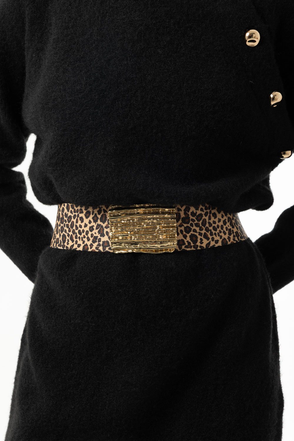 Ζώνη ελαστική animal printed